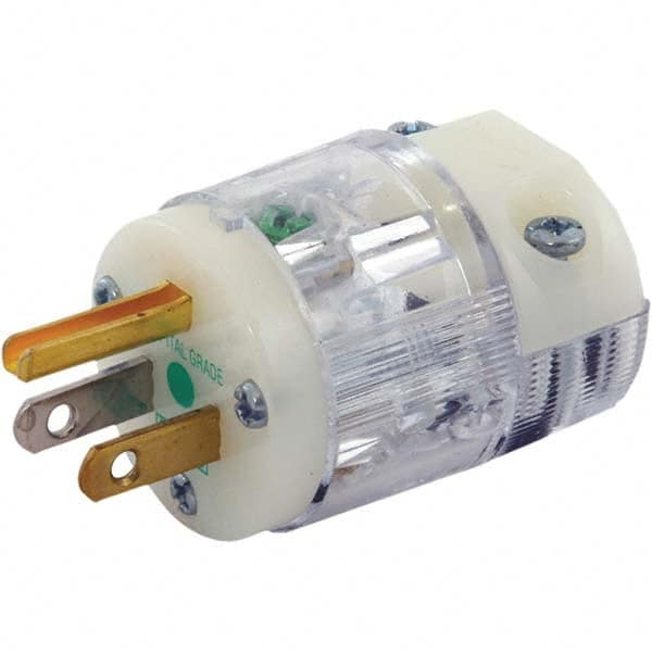 Hubbell Wiring Device-Kellems - Straight Blade Plugs & Connectors Connector Type: Plug Grade: Hospital - A1 Tooling