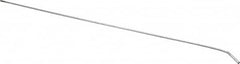 Schaefer Brush - 24" Long, 8-32 Female, Galvanized Steel Brush Handle Extension - 0.162" Diam, 8-32 Male, For Use with Tube Brushes & Scrapers - A1 Tooling