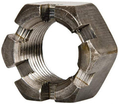 Value Collection - 7/8-14 UNF Grade 2 Steel Slotted Locknut - 1-5/16" Width Across Flats, 3/4" High, Uncoated - A1 Tooling