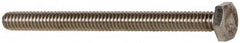 Value Collection - 1/4-20 UNC, 3" Length Under Head Hex Head Cap Screw - Fully Threaded, Grade 316 Stainless Steel, Uncoated, 7/16" Hex - A1 Tooling