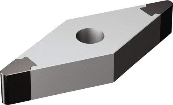 Sandvik Coromant - VNGA331 Grade 7025 CBN Turning Insert - Uncoated, 35° Diamond, 3/8" Inscr Circle, 3/16" Thick, 1/64" Corner Radius - A1 Tooling