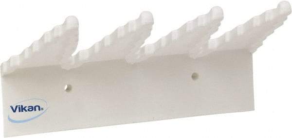 Vikan - 22 Lb, 6-1/2" Wide, 2-1/2" High, Polypropylene, Wall Bracket - 9-1/2" Long, 3 Holders - A1 Tooling