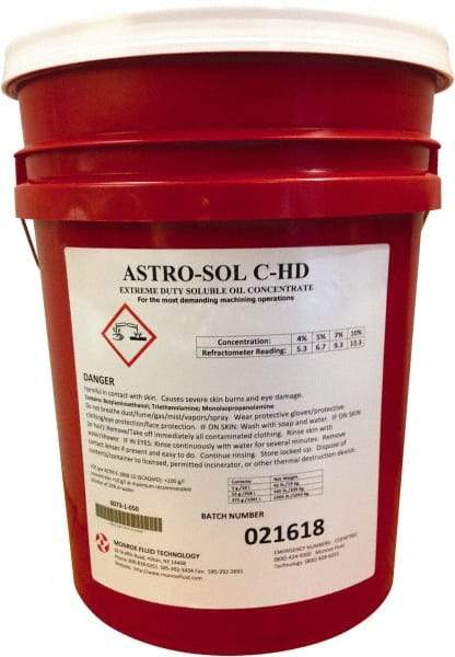 Monroe Fluid Technology - 5 Gal Pail Cutting & Grinding Fluid - Water Soluble - A1 Tooling