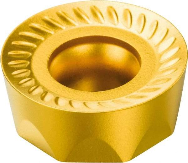 Sandvik Coromant - RCKT1204M0 WM Grade 235 Carbide Milling Insert - TiCN/TiN Finish, 4.76mm Thick, 12mm Inscribed Circle - A1 Tooling