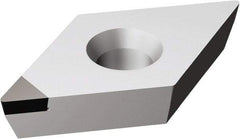 Sandvik Coromant - DCMW32.51 FP Grade CD05 Polycrystalline Diamond (PCD) Turning Insert - Uncoated, 55° Diamond, 3/8" Inscr Circle, 5/32" Thick, 1/64" Corner Radius - A1 Tooling