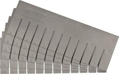 Quantum Storage - 16-1/2" Wide x 6" High, Gray Bin Divider - Use with DG92060 - A1 Tooling