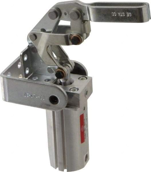 De-Sta-Co - 375 Lb Inner Hold Capacity, Vert Mount, Air Power Hold-Down Toggle Clamp - 1/8 NPT Port, 145 Max psi, 95° Bar Opening, 68.33mm Height Under Bar - A1 Tooling