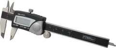 Fowler - 0 to 100mm Range, 0.01mm Resolution, Electronic Caliper - Stainless Steel with 1.56" Stainless Steel Jaws, 0.02mm Accuracy - A1 Tooling