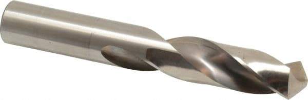 Hertel - 51/64" 118° High Speed Steel Screw Machine Drill Bit - Bright Finish, Right Hand Cut, 3-3/8" Flute Length, 5-1/4" OAL - A1 Tooling