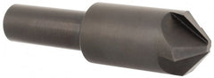 Hertel - 3/4" Head Diam, 1/2" Shank Diam, 4 Flute 100° High Speed Steel Countersink - A1 Tooling