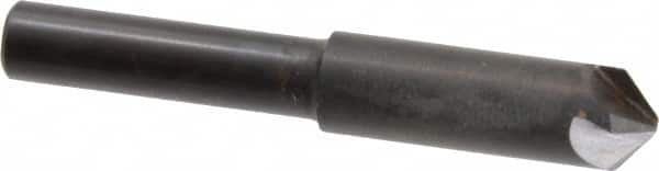 Hertel - 5/16" Head Diam, 1/4" Shank Diam, 4 Flute 100° High Speed Steel Countersink - A1 Tooling