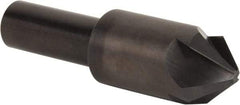 Hertel - 3/4" Head Diam, 1/2" Shank Diam, 4 Flute 82° High Speed Steel Countersink - 2-11/16" OAL, Straight Shank - A1 Tooling