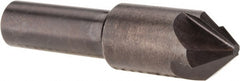 Hertel - 1/2" Head Diam, 3/8" Shank Diam, 4 Flute 82° High Speed Steel Countersink - A1 Tooling