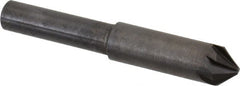 Hertel - 5/16" Head Diam, 1/4" Shank Diam, 6 Flute 82° High Speed Steel Countersink - A1 Tooling