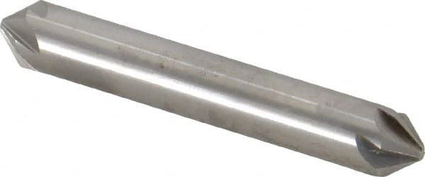 Hertel - 3/8" Head Diam, 3/8" Shank Diam, 6 Flute 82° High Speed Steel Countersink - A1 Tooling