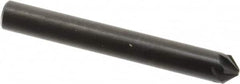 Hertel - 1/4" Head Diam, 1/4" Shank Diam, 6 Flute 90° High Speed Steel Countersink - A1 Tooling