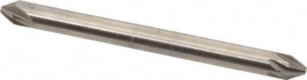 Hertel - 1/8" Head Diam, 1/8" Shank Diam, 6 Flute 60° High Speed Steel Countersink - A1 Tooling