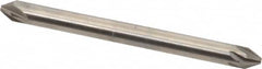 Hertel - 1/8" Head Diam, 1/8" Shank Diam, 6 Flute 60° High Speed Steel Countersink - A1 Tooling