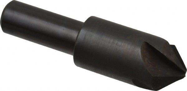 Hertel - 3/4" Head Diam, 1/2" Shank Diam, 4 Flute 90° High Speed Steel Countersink - A1 Tooling