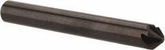 Hertel - 1/4" Head Diam, 1/4" Shank Diam, 6 Flute 82° High Speed Steel Countersink - A1 Tooling