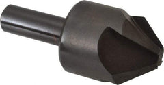 Hertel - 1-1/4" Head Diam, 1/2" Shank Diam, 4 Flute 82° High Speed Steel Countersink - 3-3/8" OAL, Straight Shank - A1 Tooling