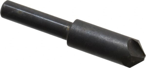 Hertel - 3/8" Head Diam, 1/4" Shank Diam, 4 Flute 100° High Speed Steel Countersink - A1 Tooling