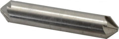 Hertel - 3/4" Head Diam, 3/4" Shank Diam, 6 Flute 90° High Speed Steel Countersink - 4" OAL, Straight Shank - A1 Tooling