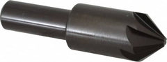 Hertel - 3/4" Head Diam, 1/2" Shank Diam, 6 Flute 82° High Speed Steel Countersink - A1 Tooling