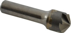 Hertel - 3/4" Head Diam, 1/2" Shank Diam, 6 Flute 120° Solid Carbide Countersink - A1 Tooling