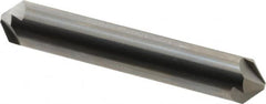 Hertel - 1/2" Head Diam, 1/2" Shank Diam, 4 Flute 100° Solid Carbide Countersink - A1 Tooling