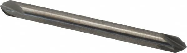 Hertel - 1/8" Head Diam, 1/8" Shank Diam, 4 Flute 60° Solid Carbide Countersink - A1 Tooling