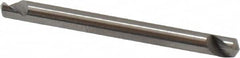 Hertel - 1/8" Head Diam, 1/8" Shank Diam, 1 Flute 120° Solid Carbide Countersink - 1-1/2" OAL, Straight Shank - A1 Tooling