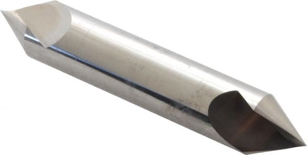 Hertel - 5/8" Head Diam, 5/8" Shank Diam, 1 Flute 60° Solid Carbide Countersink - A1 Tooling