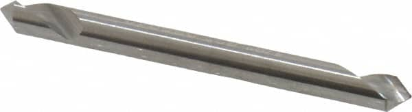 Hertel - 1/8" Head Diam, 1/8" Shank Diam, 1 Flute 82° Solid Carbide Countersink - A1 Tooling