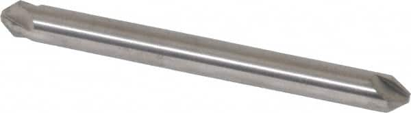 Hertel - 3/16" Head Diam, 3/16" Shank Diam, 4 Flute 82° Solid Carbide Countersink - A1 Tooling