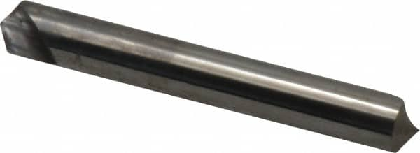 Hertel - 1/4" Head Diam, 1/4" Shank Diam, 1 Flute 110° Solid Carbide Countersink - A1 Tooling