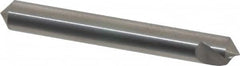 Hertel - 1/4" Head Diam, 1/4" Shank Diam, 1 Flute 100° Solid Carbide Countersink - A1 Tooling