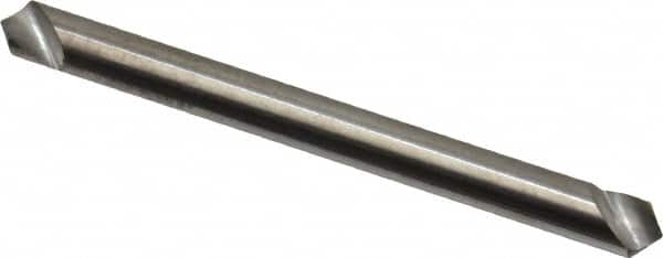 Hertel - 1/8" Head Diam, 1/8" Shank Diam, 1 Flute 100° Solid Carbide Countersink - A1 Tooling