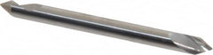 Hertel - 1/8" Head Diam, 1/8" Shank Diam, 1 Flute 60° Solid Carbide Countersink - A1 Tooling