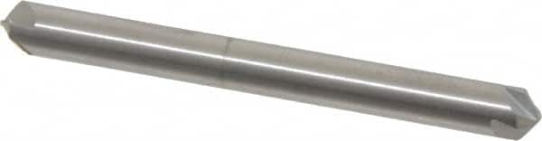 Hertel - 3/16" Head Diam, 3/16" Shank Diam, 4 Flute 100° Solid Carbide Countersink - A1 Tooling