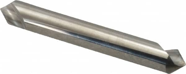 Hertel - 5/16" Head Diam, 5/16" Shank Diam, 1 Flute 82° Solid Carbide Countersink - A1 Tooling