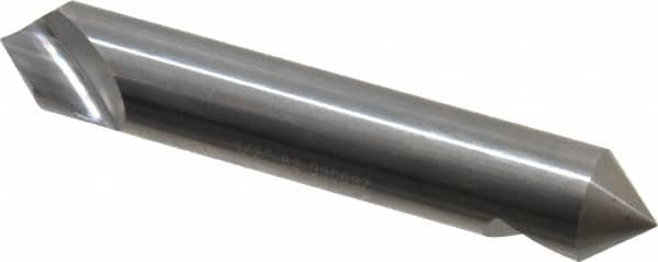 Hertel - 1/2" Head Diam, 1/2" Shank Diam, 1 Flute 82° Solid Carbide Countersink - A1 Tooling