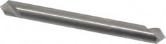 Hertel - 3/16" Head Diam, 3/16" Shank Diam, 1 Flute 90° Solid Carbide Countersink - A1 Tooling