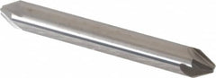 Hertel - 1/4" Head Diam, 1/4" Shank Diam, 4 Flute 60° Solid Carbide Countersink - A1 Tooling