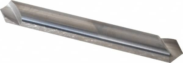 Hertel - 5/16" Head Diam, 5/16" Shank Diam, 1 Flute 100° Solid Carbide Countersink - A1 Tooling