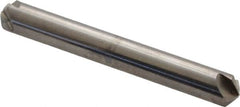 Hertel - 1/4" Head Diam, 1/4" Shank Diam, 4 Flute 110° Solid Carbide Countersink - 2" OAL, Straight Shank - A1 Tooling