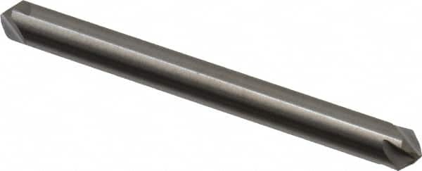 Hertel - 3/16" Head Diam, 3/16" Shank Diam, 4 Flute 90° Solid Carbide Countersink - A1 Tooling