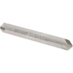 1/4″ Head Diam, 1/4″ Shank Diam, 4 Flute 100° Solid Carbide Countersink 2″ OAL, Straight Shank