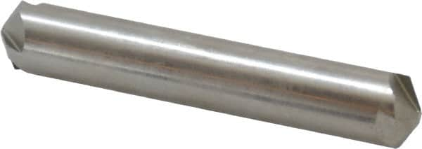 Hertel - 1/2" Head Diam, 1/2" Shank Diam, 4 Flute 120° High Speed Steel Countersink - 3" OAL, Straight Shank - A1 Tooling