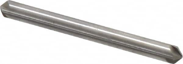 Hertel - 3/16" Head Diam, 3/16" Shank Diam, 4 Flute 100° High Speed Steel Countersink - A1 Tooling